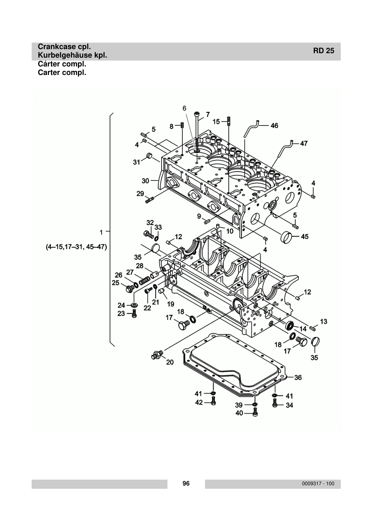 Wacker Neuson RD 25 Ride-On Roller Parts Book - Illustrated Spare Parts Catalog PDF - Image 3