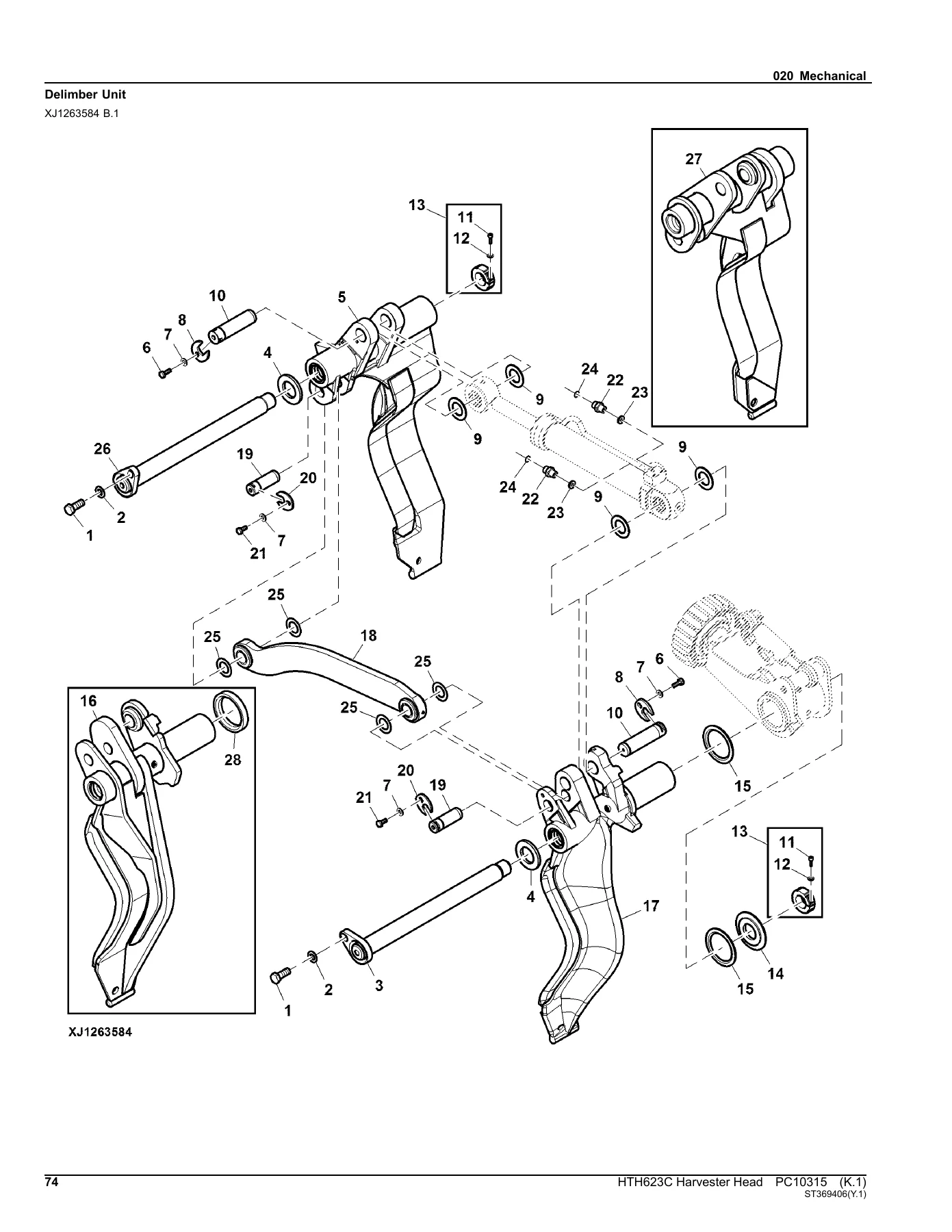 Waratah HTH623C Harvester Head Parts Catalog PC10315 2019 - Instant PDF Download - Image 2