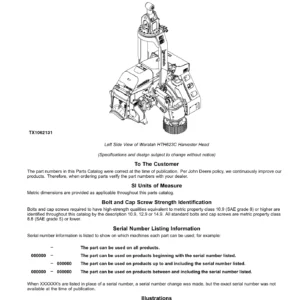 Waratah HTH623C Harvester Head Parts Catalog PC10315 2019 - Instant PDF Download