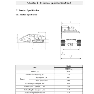 XCMG XE205D Hydraulic Excavator Workshop Manual PDF - Full Service Repair & Troubleshooting Guide
