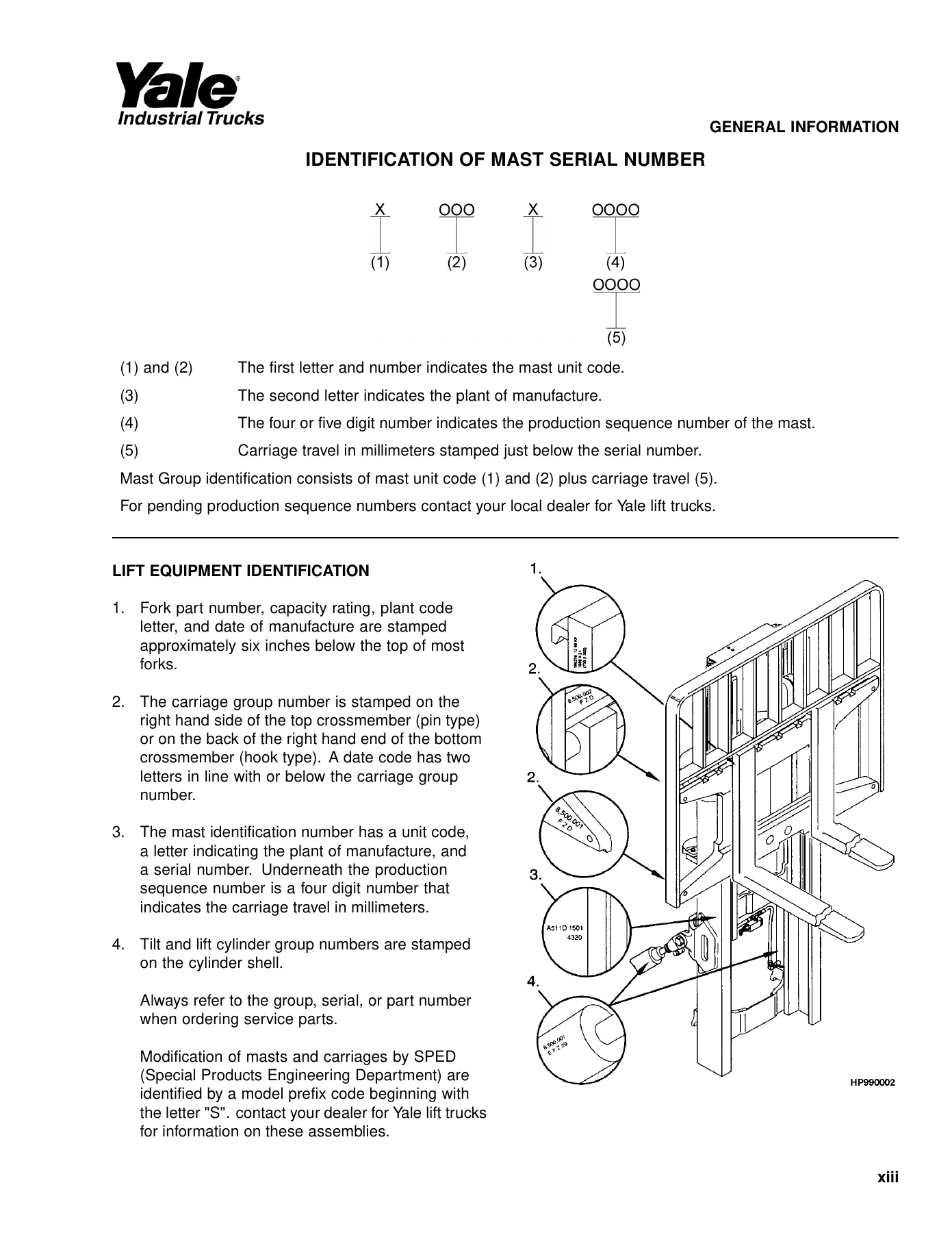 Yale GC/GLC 050-060-065 TG E187 Parts Manual PDF Download 520371713 - Image 3