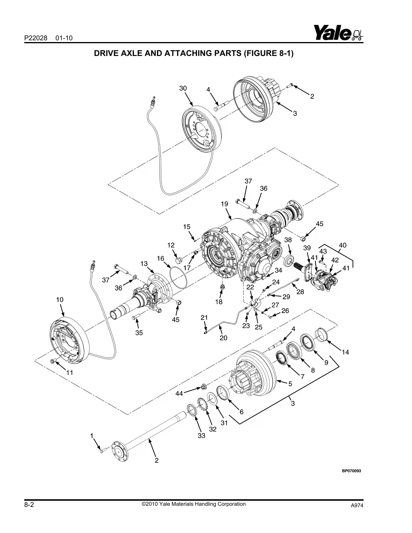 Yale GLP050LX A974 Forklift Parts Manual 2010 - PDF Parts Catalog - Image 3