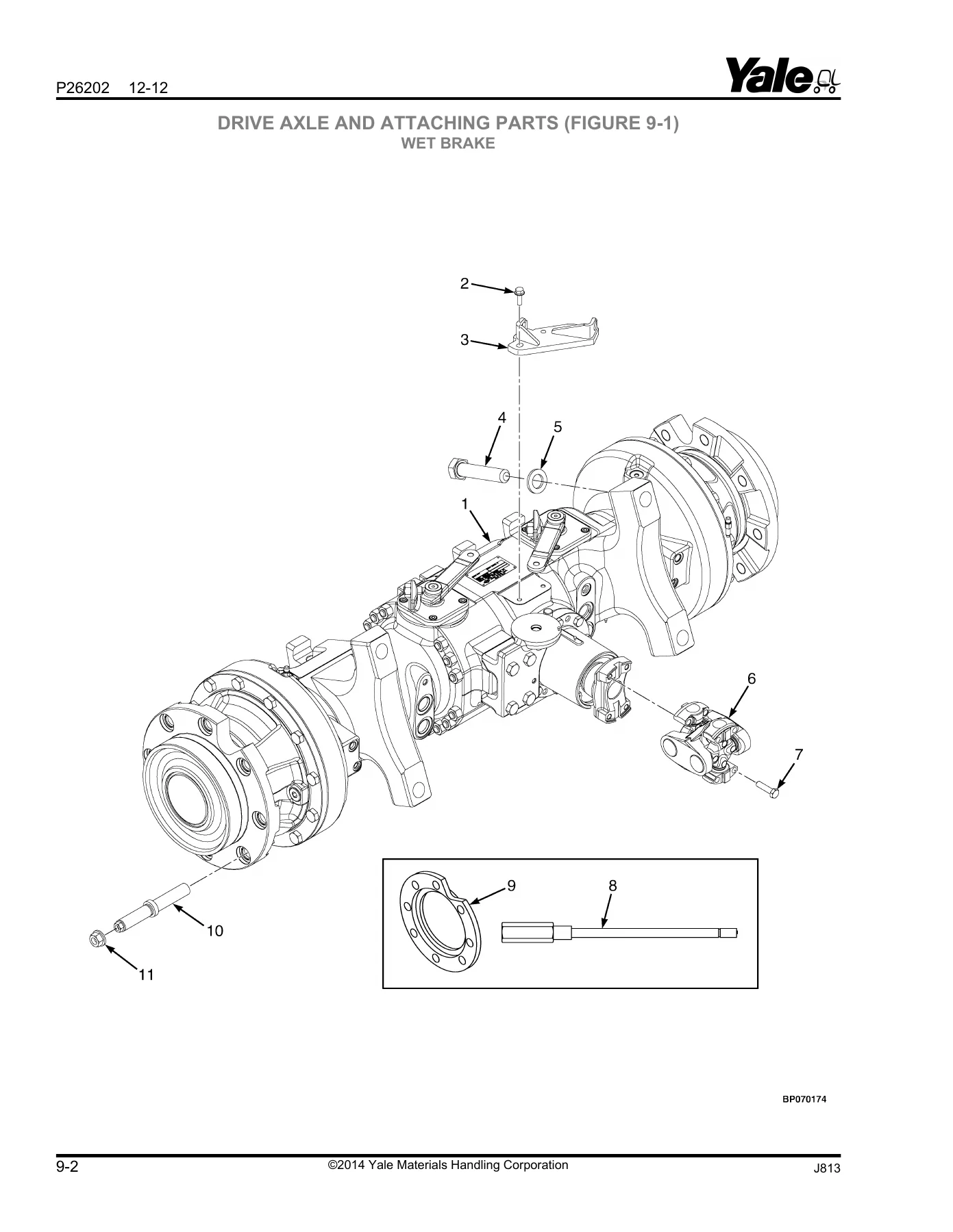 Yale GP080VX J813 Forklift Parts Manual 2014 - Serial J813V02587M Download - Image 3