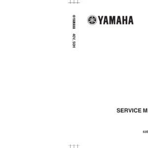 Yamaha 40V 50H Outboard Service Manual 63B-28197-5M-11 - 2009 Edition PDF