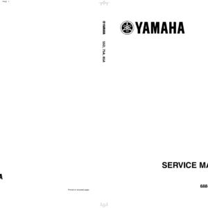 Yamaha 55D 75A 85A Outboard Service Manual 688-28197-5J-11