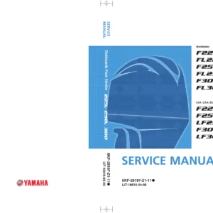 Yamaha F225 F250 F300 Outboard Service Manual - 2021 2nd Edition PDF
