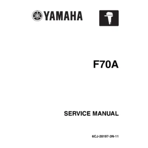 Yamaha F70A Outboard Service Manual 2010 - F70AET Repair & Workshop PDF
