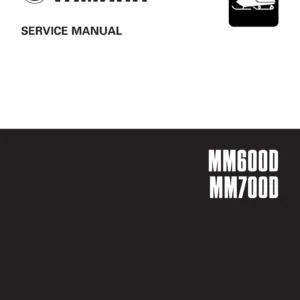 Yamaha MM600D MM700D Snowmobile Service Manual 1999 PDF Repair Guide