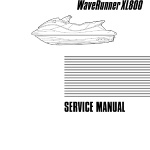Yamaha WaveRunner XL800 Service Manual 1999 - Complete Workshop Repair Guide PDF