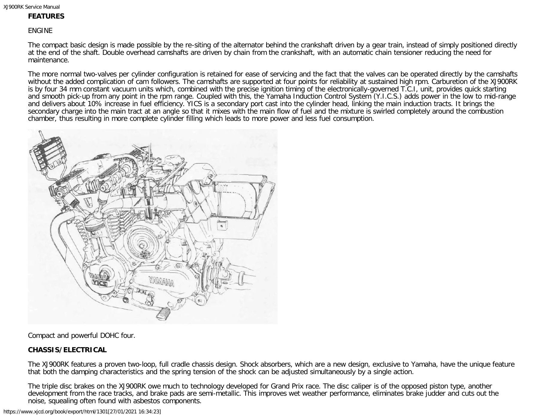 Yamaha XJ900RK Service Manual - Complete 900RK Workshop Repair Guide PDF - Image 2