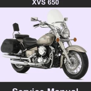 Yamaha XVS650 V-Star DragStar Service Manual - XVS650AK(C) Workshop Repair PDF