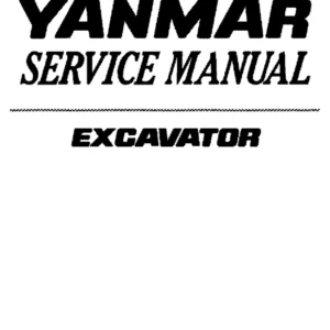 Yanmar B15-3 Excavator Service Manual - Full Workshop Repair Guide PDF