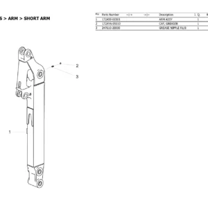 Yanmar SV16 Mini Excavator Parts Catalog - Y00YB240 PDF
