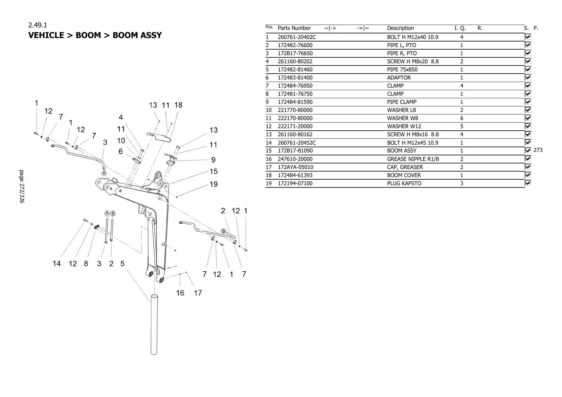 Yanmar SV26 Mini Excavator Parts Catalog - Full Parts Manual PDF Y00YB170 - Image 3