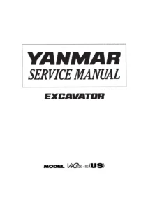 Yanmar ViO20-2 US Excavator Service Manual PDF - Complete Workshop Guide