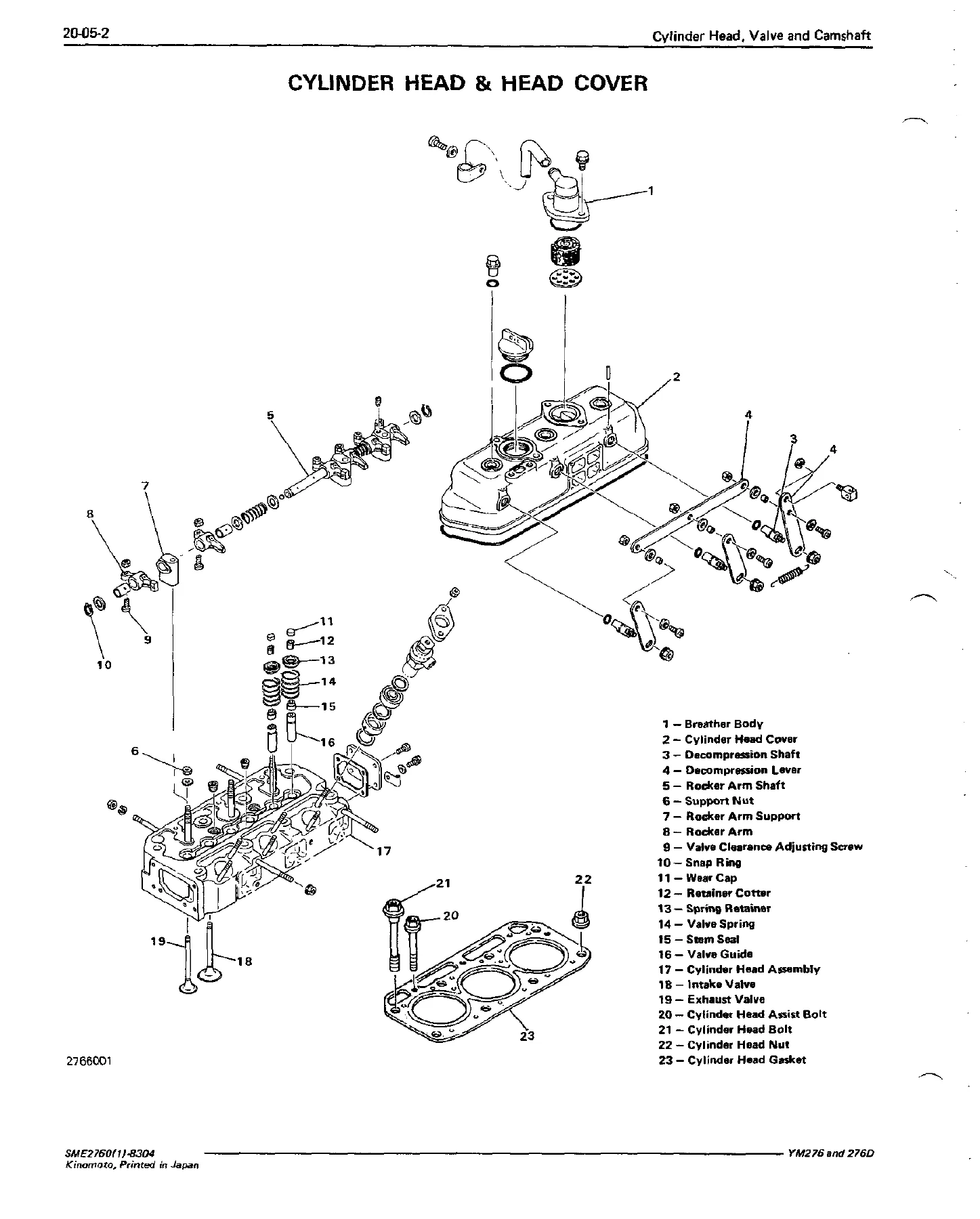 Yanmar YM276 & YM276D Diesel Tractor Service Manual - Full Workshop Repair Guide - Image 2