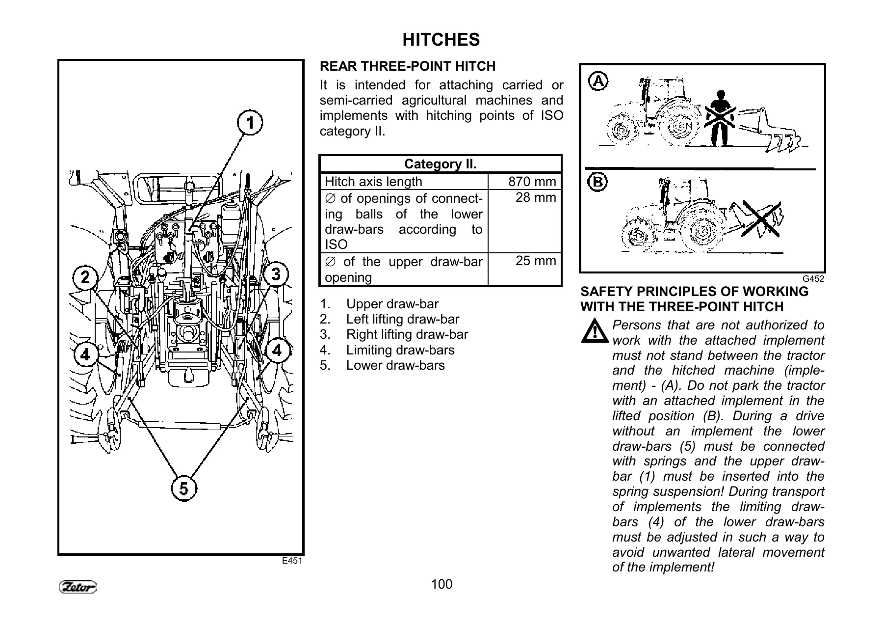 Zetor Forterra 95 105 115 125 Tractor Operator Manual 2009 PDF - Image 3