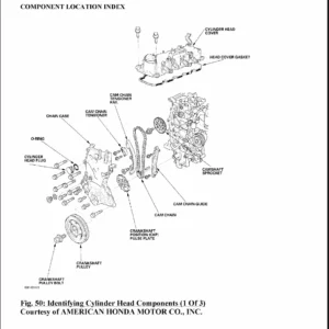 2003-2005 Honda Civic Hybrid 1.3L Engine Overhaul Service Manual