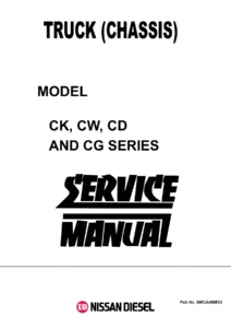 2005 Nissan Diesel CK CW CD CG Series Truck Chassis Service Manual