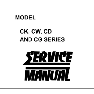 2005 Nissan Diesel CK CW CD CG Series Truck Chassis Service Manual