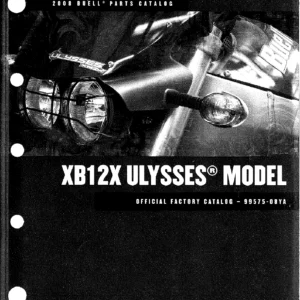 2008 Buell Ulysses XB12X XB12XT Parts Catalog 99575-08YA PDF