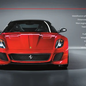 2011 Ferrari 599 GTO Owners Manual - US and Canada Edition