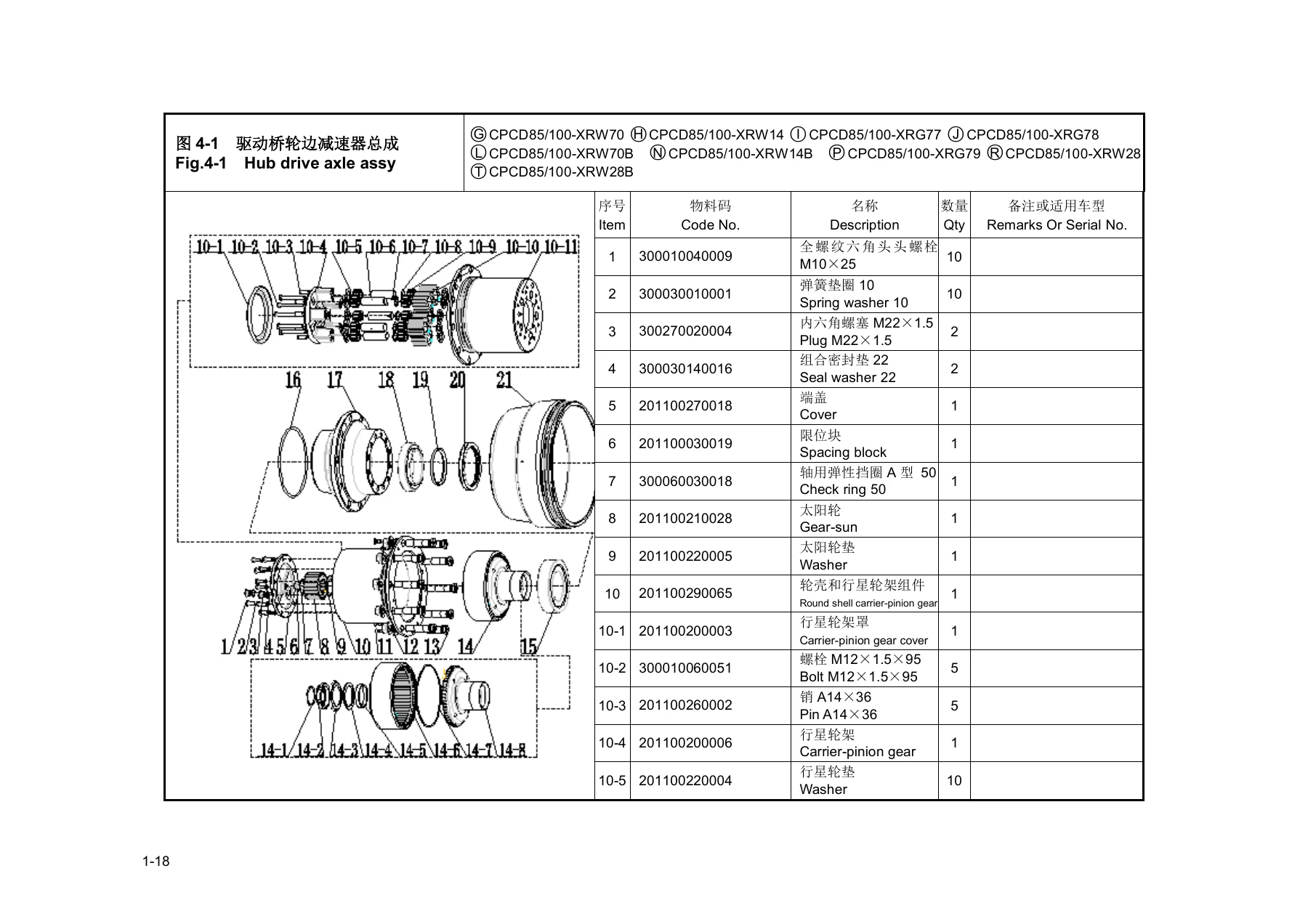 2018 Hangcha X Series 5t-10t Forklift Parts Catalog PDF - CPCD50 CPCD60 CPCD70 CPCD85 CPCD100 Complete Spare Parts Manual - Image 3
