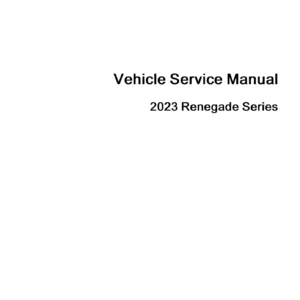 2023 Can-Am Renegade Series ATV Service Manual - Complete Workshop Repair PDF
