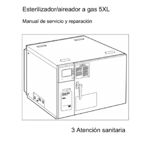 3M Steri-Vac 5XL Esterilizador/Aireador a Gas Manual de Servicio y Reparación - PDF