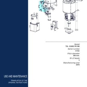 AROL TSI EURO PK W6 Use and Maintenance Manual 2019 - PDF Download