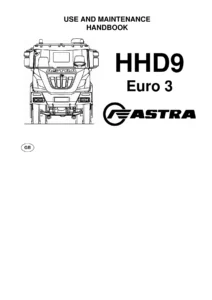 ASTRA HHD9 Euro 3 Truck Use and Maintenance Handbook - Complete PDF Workshop Manual