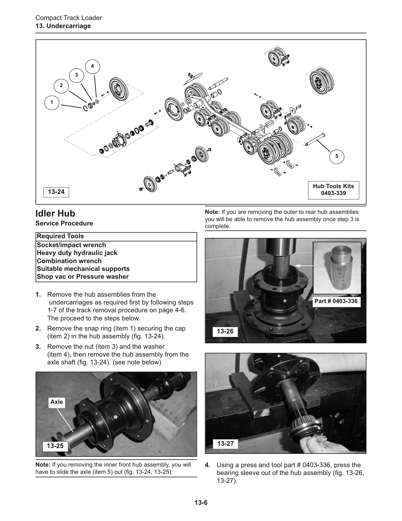 ASV RT-120 R350T Compact Track Loader Complete Service Manual - Image 3