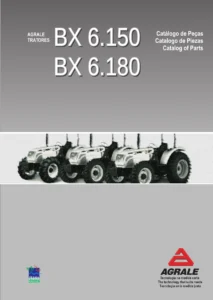 Agrale BX 6.150 BX 6.180 Tractor Parts Catalog - Multilingual PDF Download