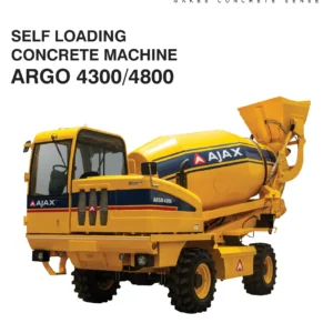 Ajax Argo 4300 Argo 4800 Self Loading Concrete Machine Operation and Maintenance Manual - PDF
