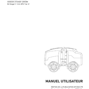 Ammann ARR 1575 Rouleau de Tranchée - Manuel Utilisateur Français 2023 PDF