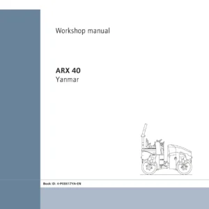 Ammann ARX 40 ARX 40K Yanmar Tandem Roller Workshop Manual - January 2018 PDF