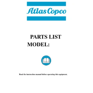 Atlas Copco DM45 DM50 LP Drill Parts List - Serial 8227 Illustrated Parts Catalog