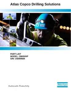 Atlas Copco DM45/HP Parts List Serial US009584 PDF Parts Catalog