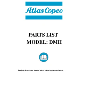 Atlas Copco DMH XL2600 Parts Manual - CAT3508 CAT375 Undercarriage Serial 4260 PDF