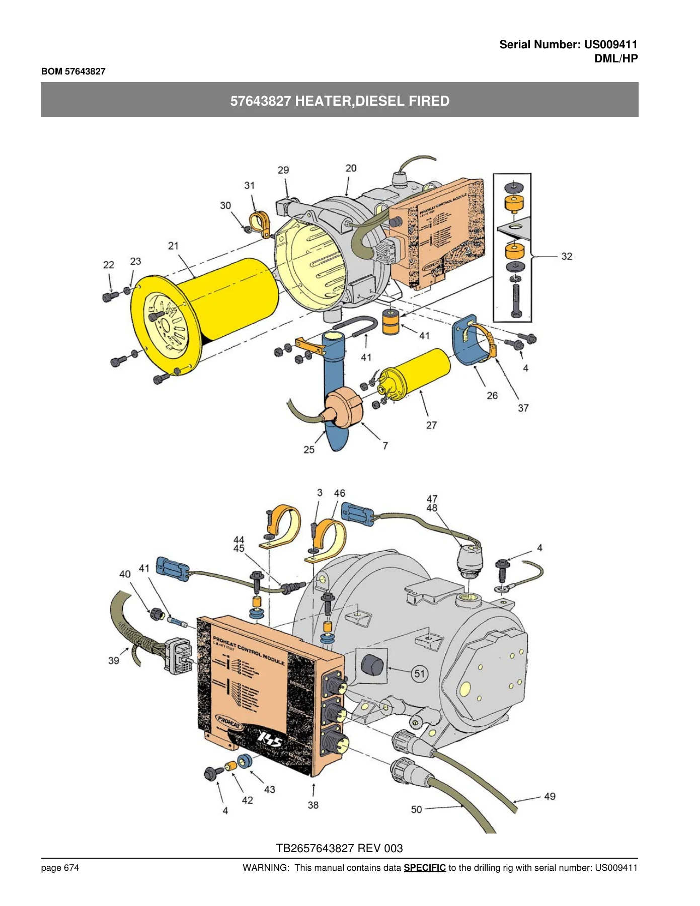 Atlas Copco DML HP Parts List Manual - Serial US009411 Part 3 PDF - Image 3