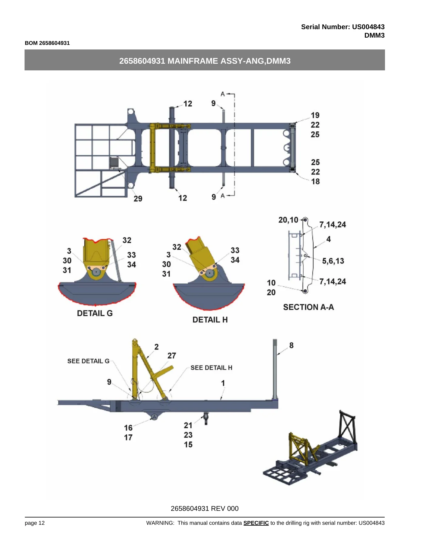 Atlas Copco DMM3 Parts Manual - Serial US004843 PDF Parts Catalog - Image 2