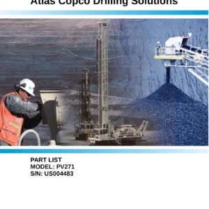 Atlas Copco PV271 Parts Catalog Serial US004483 - Illustrated Parts List Manual PDF