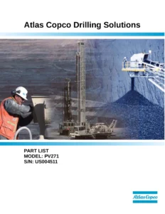 Atlas Copco PV271 Pit Viper Drilling Rig Parts List - Serial US004511 PDF Download