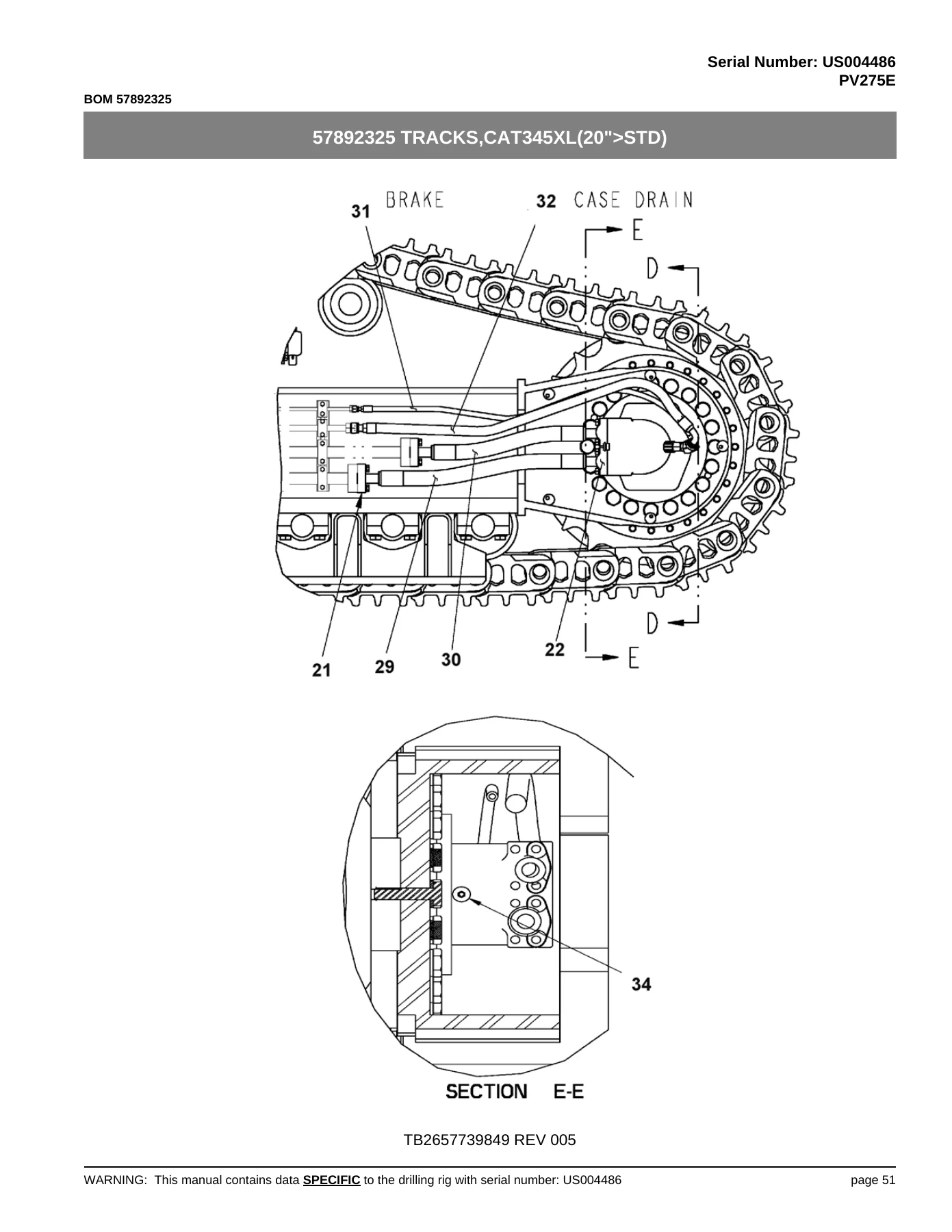 Atlas Copco PV275E Parts List Manual - Serial US004486 PDF Download - Image 2