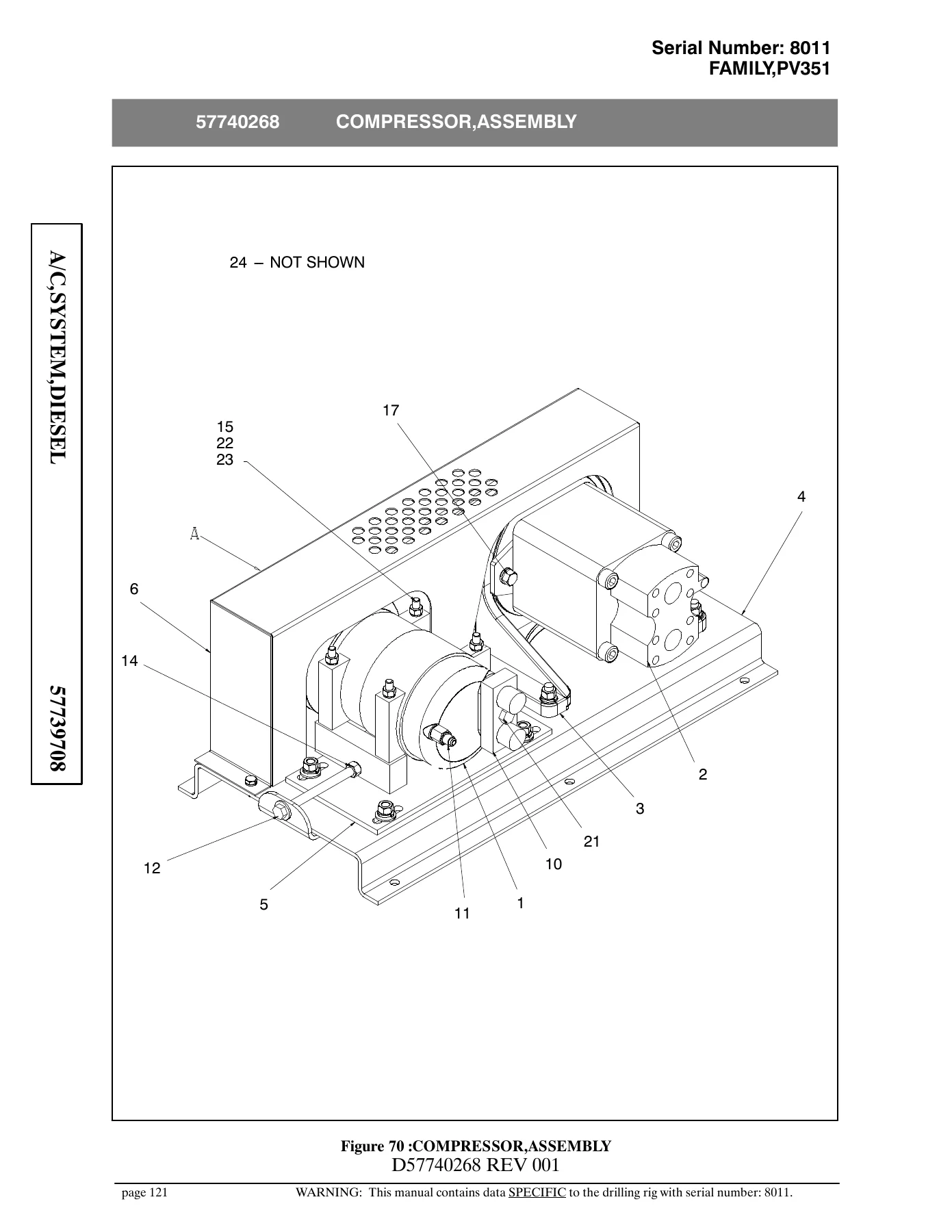 Atlas Copco PV351 Drill Parts List Manual - Serial 8011 - Instant PDF Download - Image 3