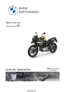 BMW F 750 GS K80 Guía de Reparación Completa - Manual de Taller PDF