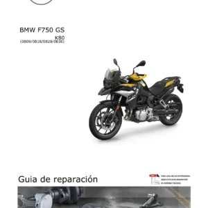 BMW F 750 GS K80 Guía de Reparación Completa - Manual de Taller PDF