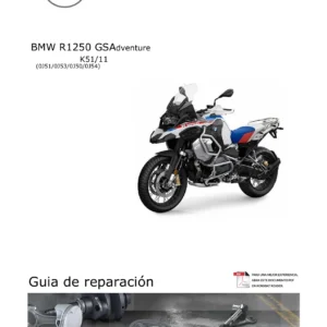 BMW R1250 GS Adventure K51-11 2018-2023 Guía de Reparación Taller PDF en Español