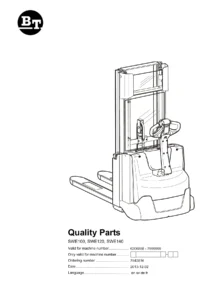 BT SWE100 SWE120 SWE140 Parts Catalogue 7542816 - PDF Download