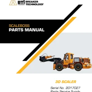 BTI ScaleBOSS-3D Scaler Parts Manual - Serial 2017027 Rev C PDF